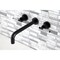 Kingston Brass KS8025CKL Two-Handle Wall Mount Tub Faucet, Oil Rubbed Bronze KS8025CKL - alternate 3